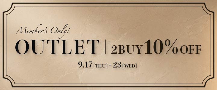 OUTLET2BUY 10％OFF