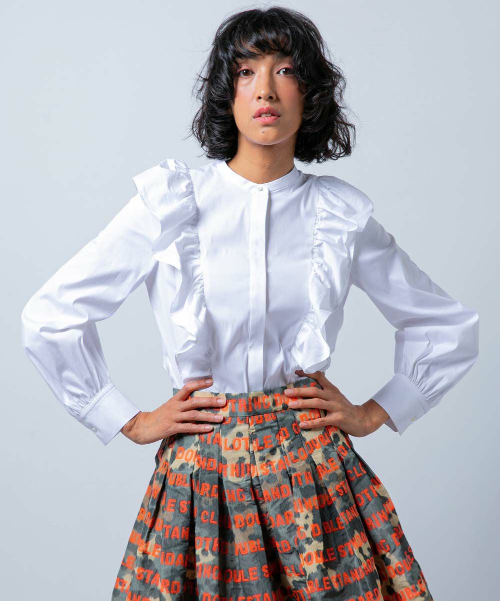 ダブスタ　LAZER BROAD RGブラウス DSC / LAZER BROAD RGブラウス TOPS Night STORE | ダブルスタンダード
