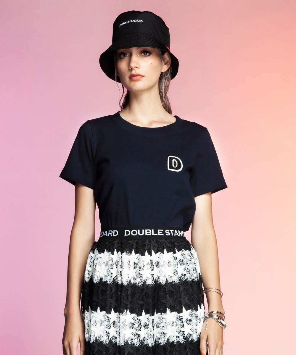 DSC/24/-フライスDロゴTシャツ TOPS Night STORE | ダブルスタンダード
