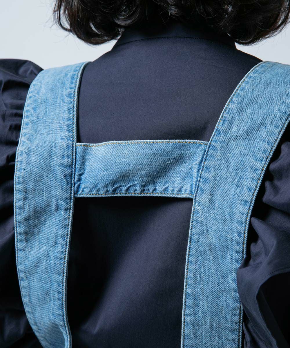 DSC / 8oz ソフトコットンデニムサロペット DRESS Night STORE
