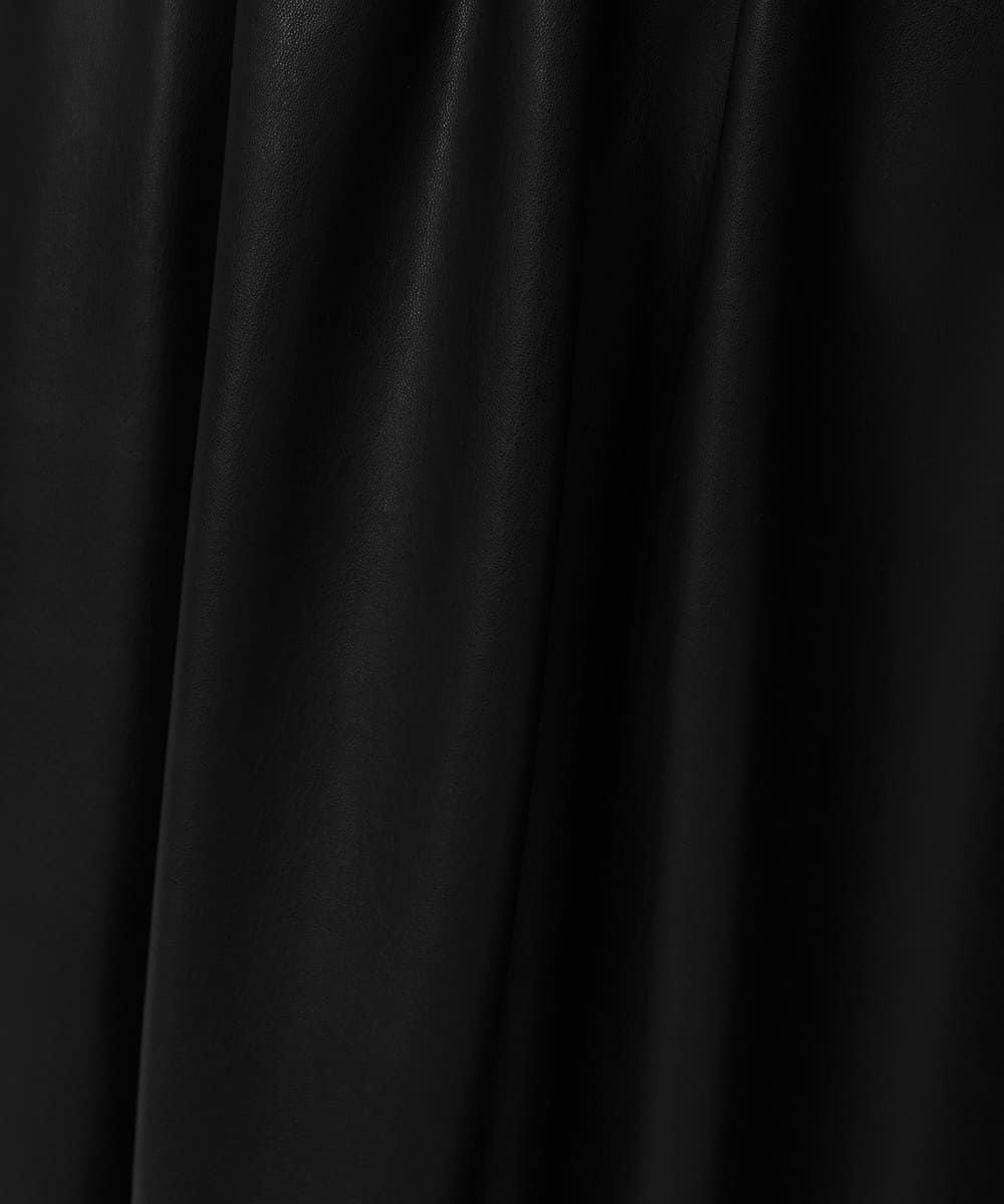 ダブルスタンダードクロージング エッセンシャル　フェイクレザーマキシスカート DSC / フェイクレザースカート BOTTOMS Night STORE | ダブル