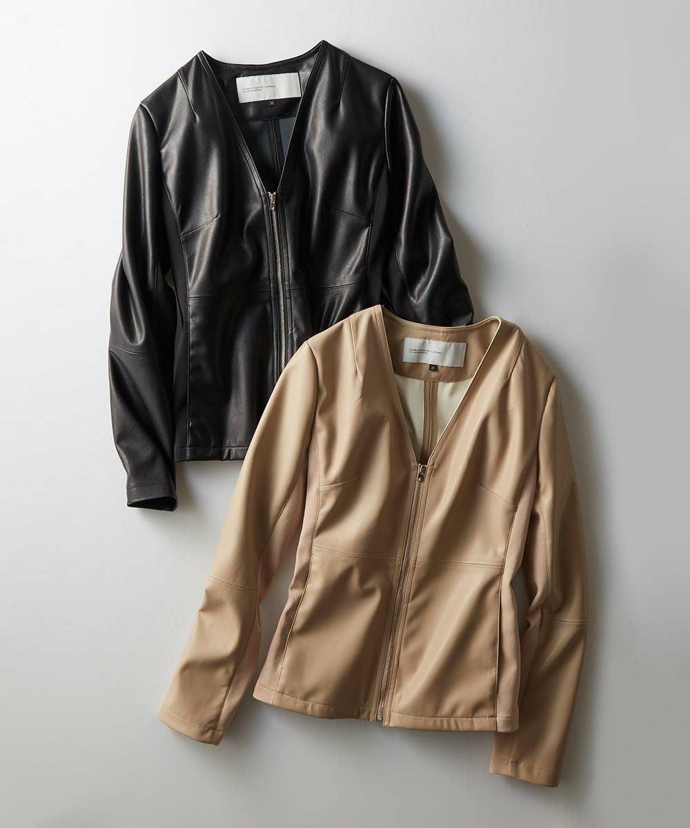 ダブスタ レザージャケット ダブルスタンダードクロージング アウター ライダース DOUBLE STANDARD CLOTHING（ダブルスタンダードクロージング）の「Sov