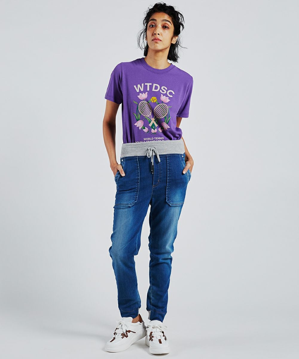 DSC / サスティナニットデニム BOTTOMS Night STORE | ダブル