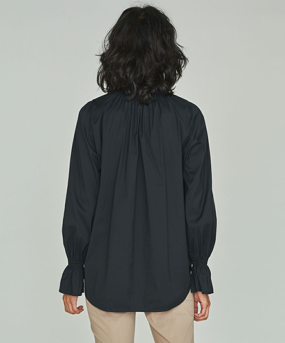 DSC /スタンドカラーフリルブラウス TOPS Night STORE | ダブル