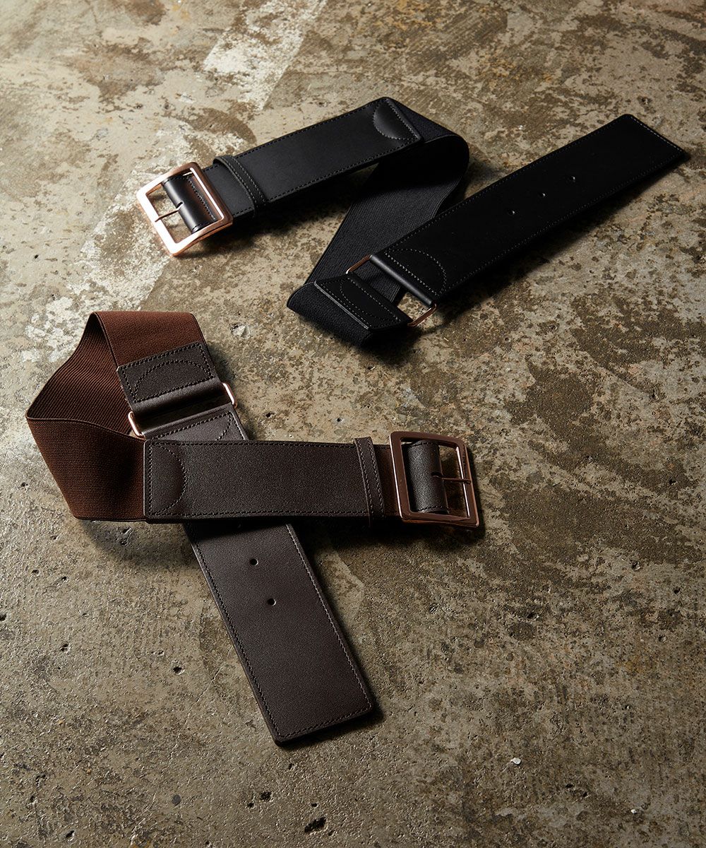 【美品 タグ付き】kolor 23ss ダブルバックル ベルト KOLOR(カラー) ダブルバックルレザーベルト21WCM-A03503 21WCM-A03503