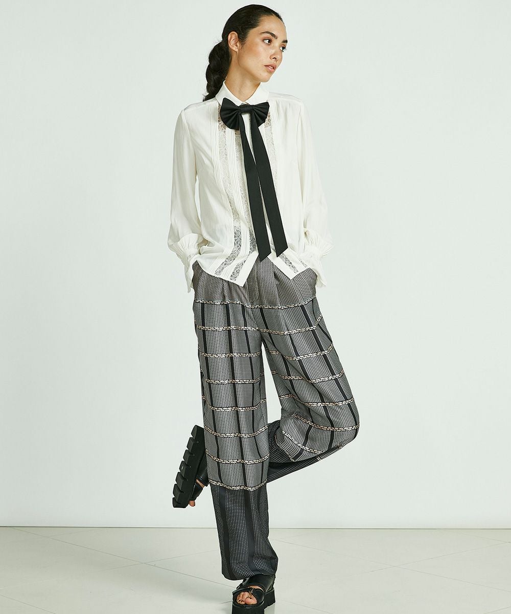 Sov. ダブスタ　リボン　トップス Sov. DOUBLE STANDARD CLOTHING SOV. (ダブルスタンダード