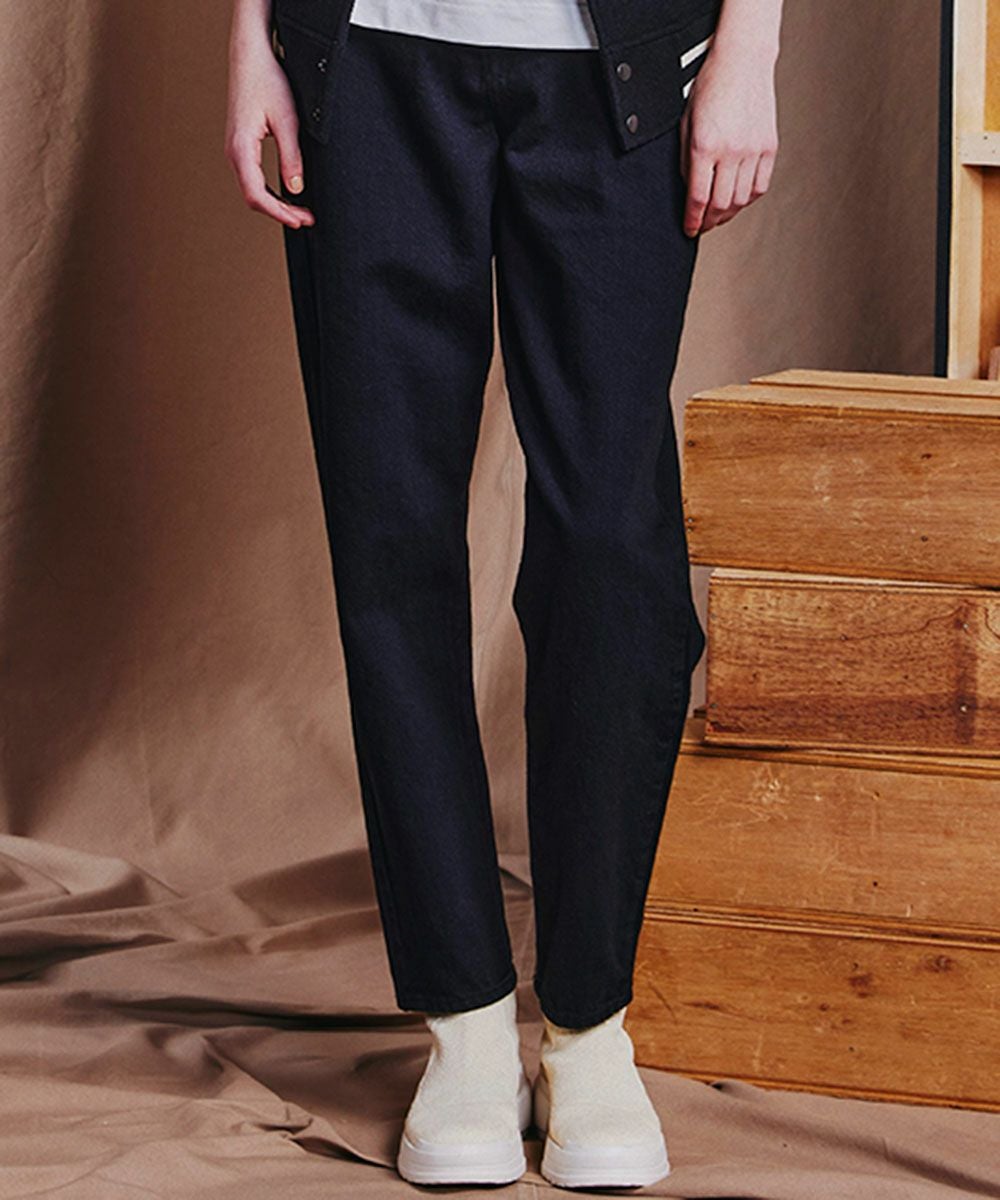DSC / ハイウエストストレートデニム BOTTOMS Night STORE | ダブル