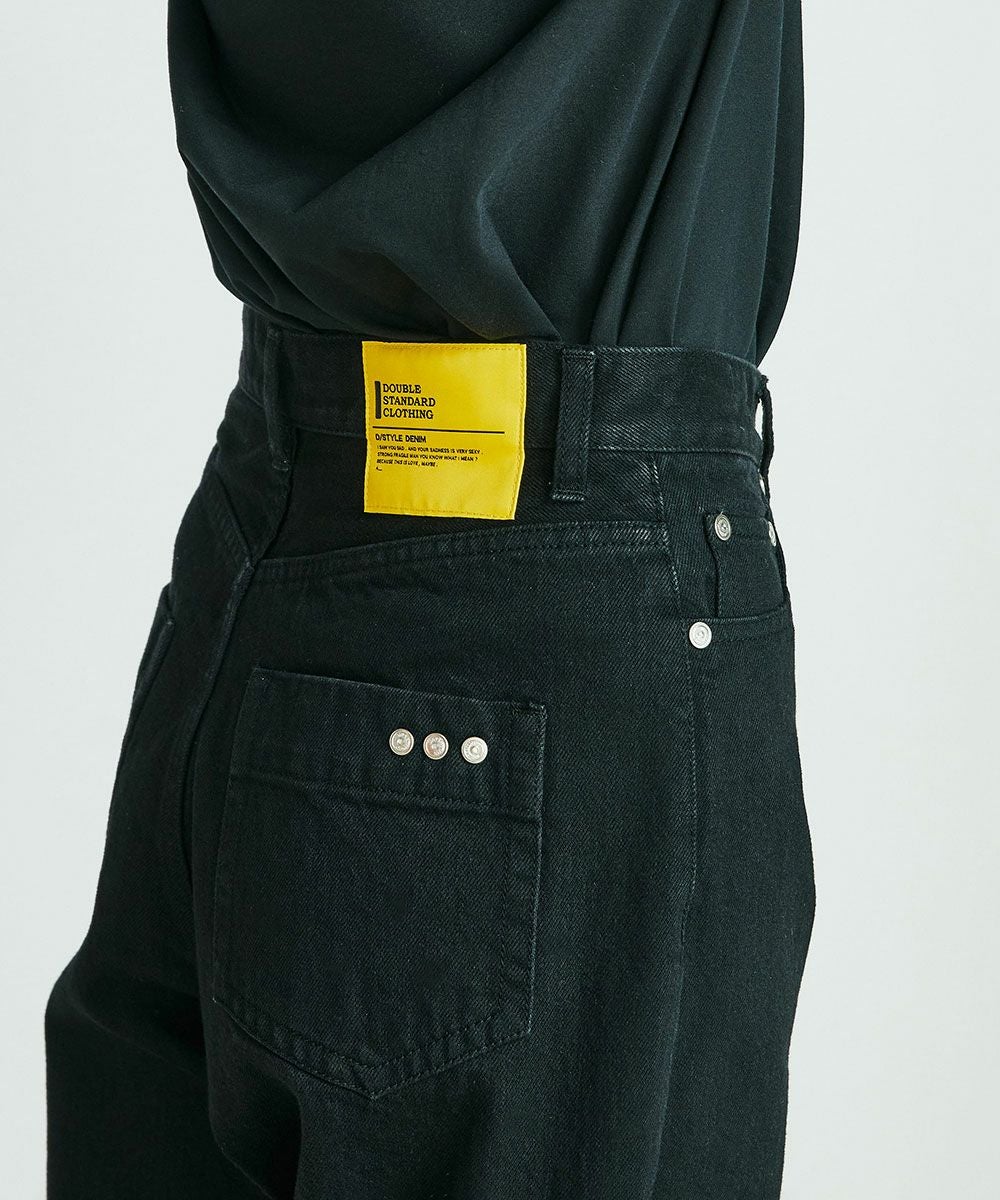 Double standard clothing デニム ストレート 新品 DSC / ハイウエストストレートデニム BOTTOMS Night STORE | ダブル
