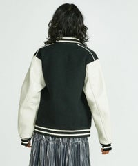 DSC / メルトン+ラムレザージャケット OUTERS Night STORE | ダブル 