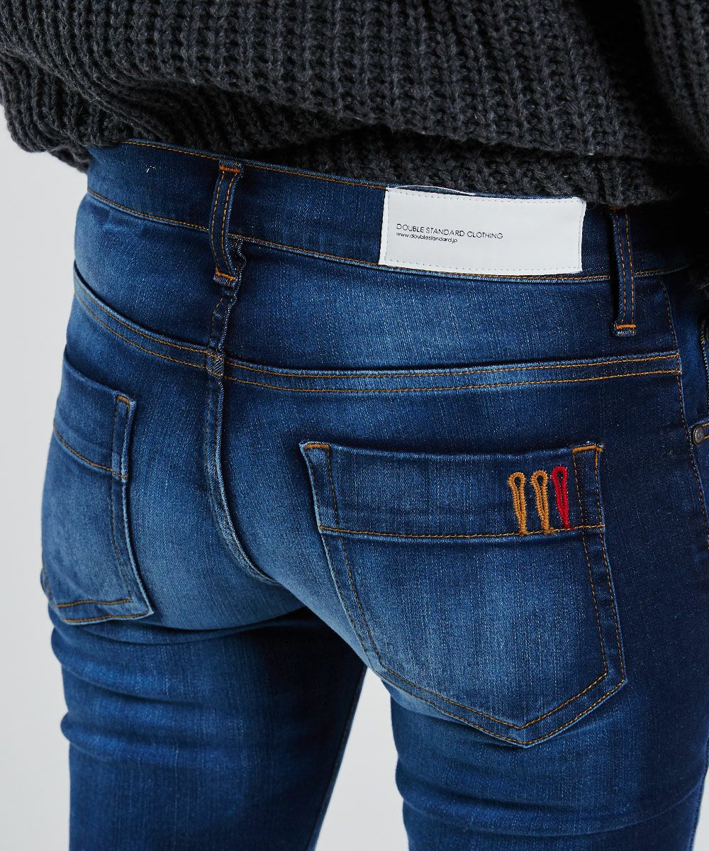 DSC/ インディゴデニムパンツ BOTTOMS Night STORE | ダブル