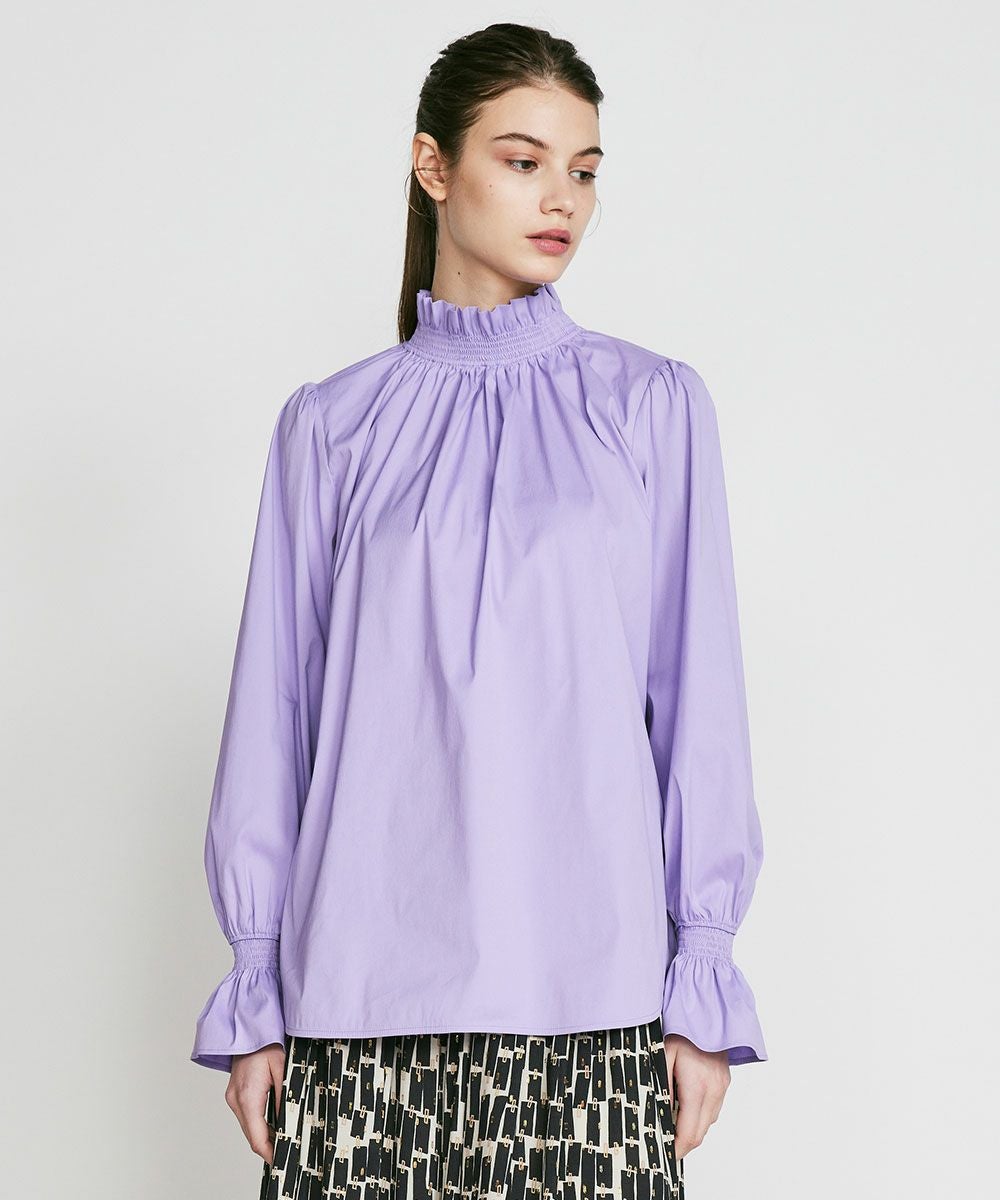 ダブルスタンダード　フリルブラウス DSC /スタンドカラーフリルブラウス TOPS Night STORE | ダブル