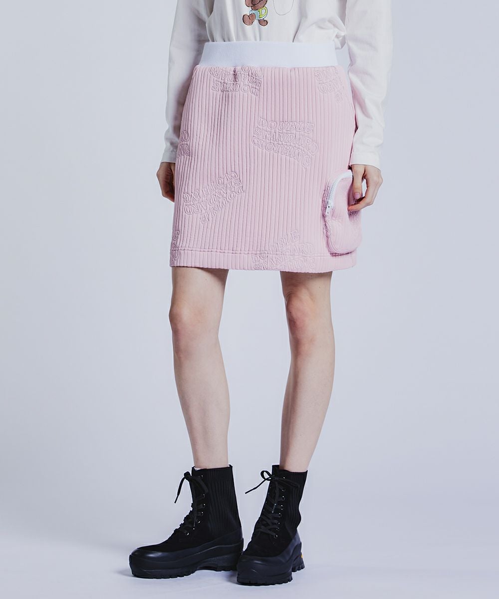 DOUBLE STANDARD CLOTHINGキルティングスカート 2Buy対象商品】DSC / キルティングジャガードミニスカート (OUTLET