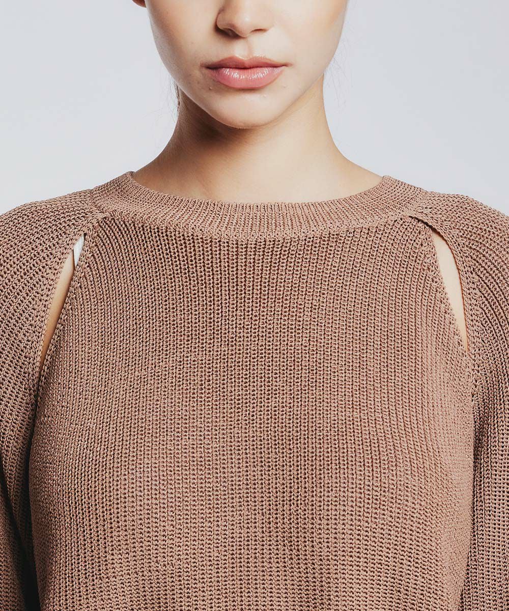 Sov. / カットアウトニットプルオーバー (SALE) TOPS Night STORE
