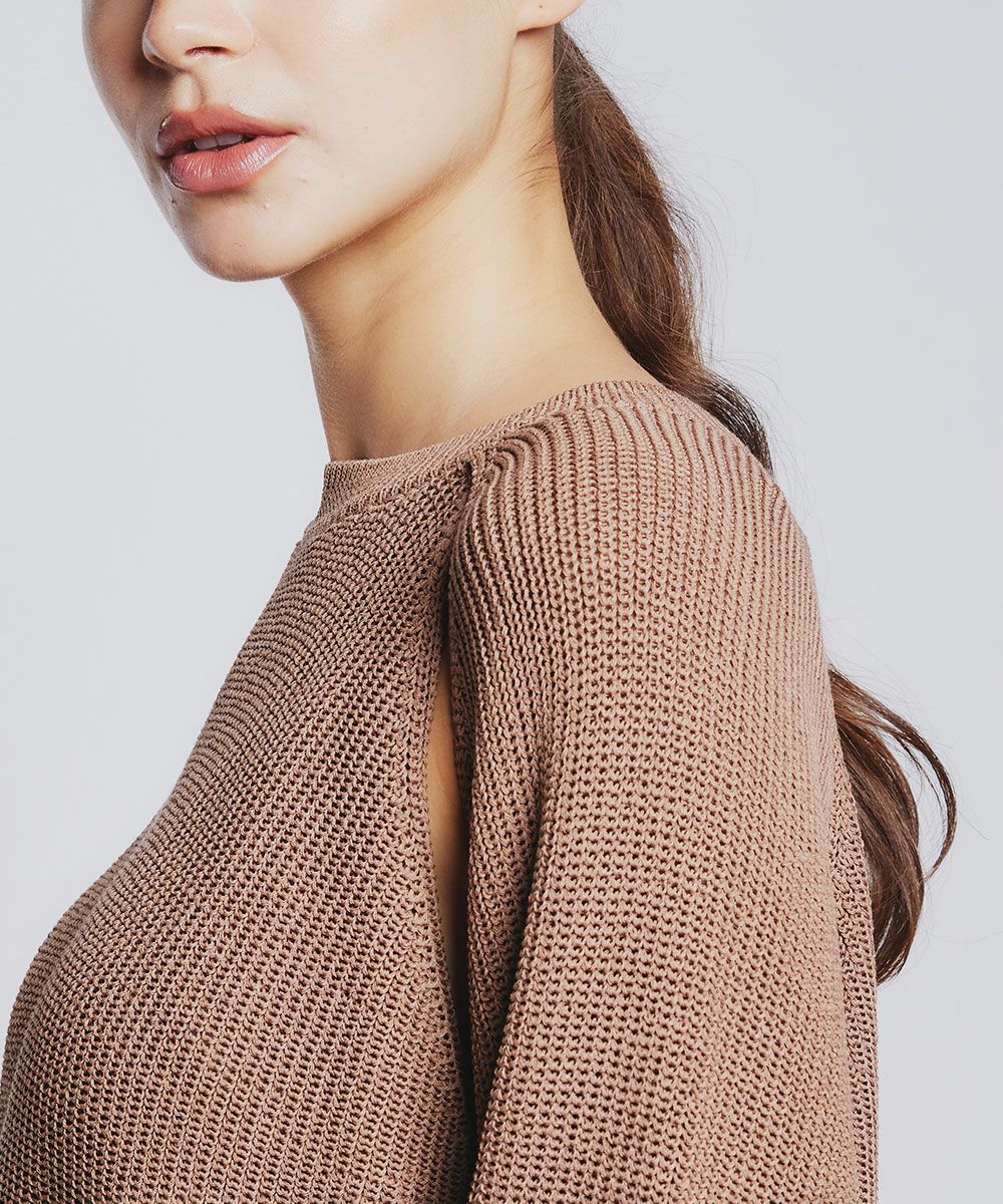 Sov. / カットアウトニットプルオーバー (SALE) TOPS Night STORE