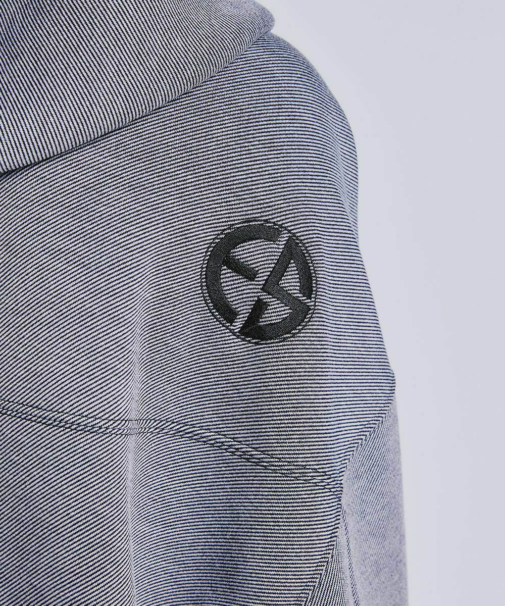 DOUBLE STANDARD CLOTHING オーバーサイズ パーカー F CROSS & STITCH パーカー 無地 パーカ 大きいサイズ クロスステッチ