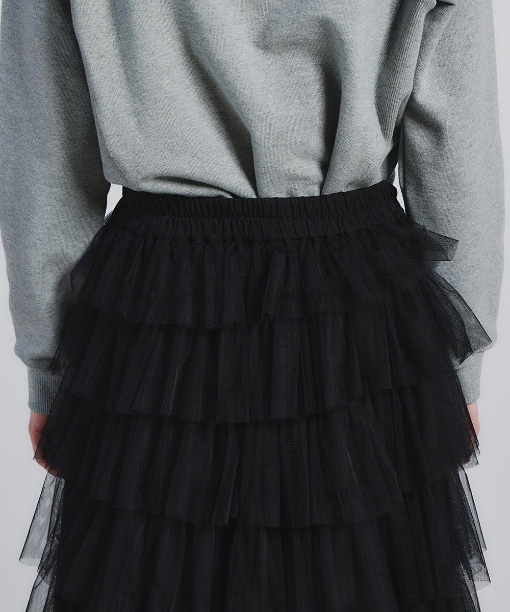ダブルスタンダードクロージング　ティアード　チェック　チュール　ロングスカート DOUBLE STANDARD CLOTHING（ダブルスタンダードクロージング）の