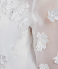 Sov. / オーガンジーフラワーボウタイシャツ TOPS Night STORE