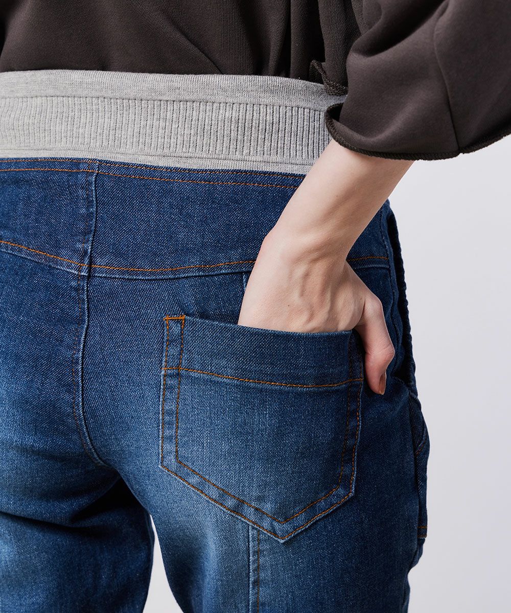 DSC / インディゴニットデニム BOTTOMS Night STORE | ダブル