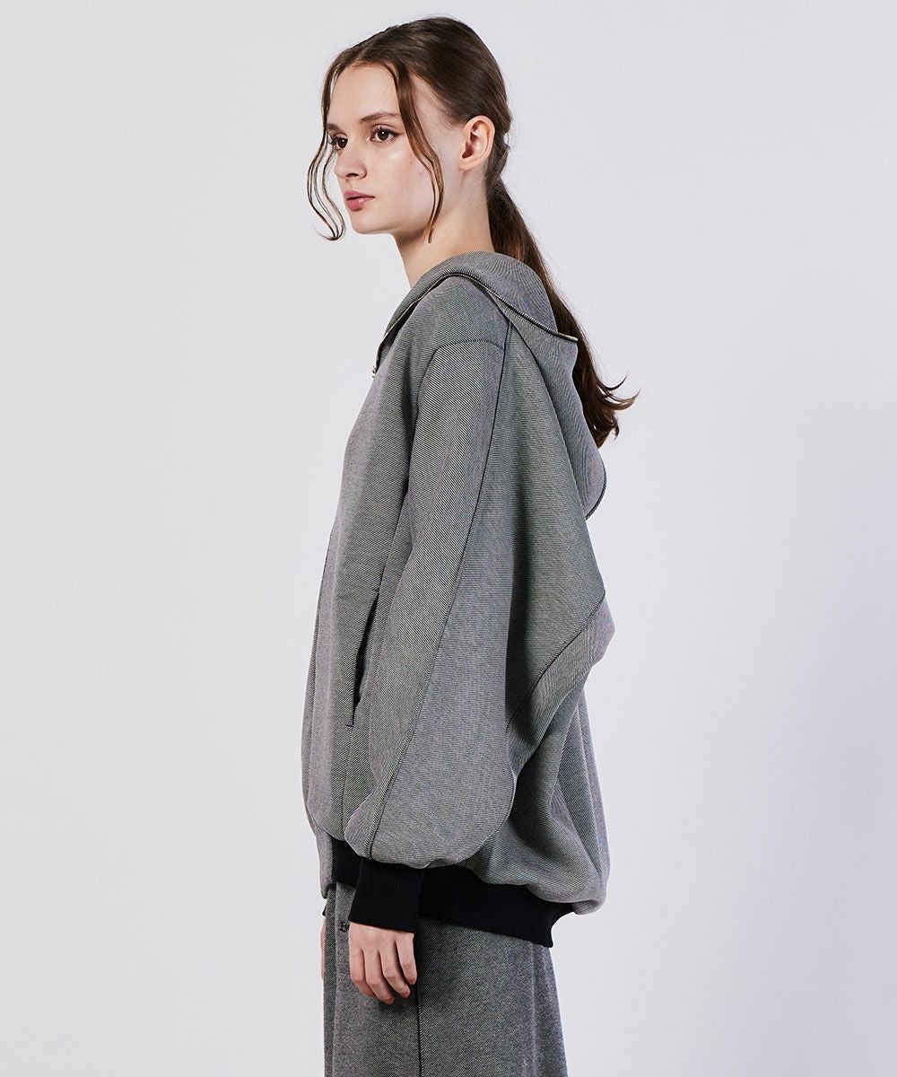 ダブルスタンダードクロージング ダブスタ ESSENTIAL ショート丈パーカー ESSENTIAL / インディゴクロップドパーカー（WEB限定） TOPS Night