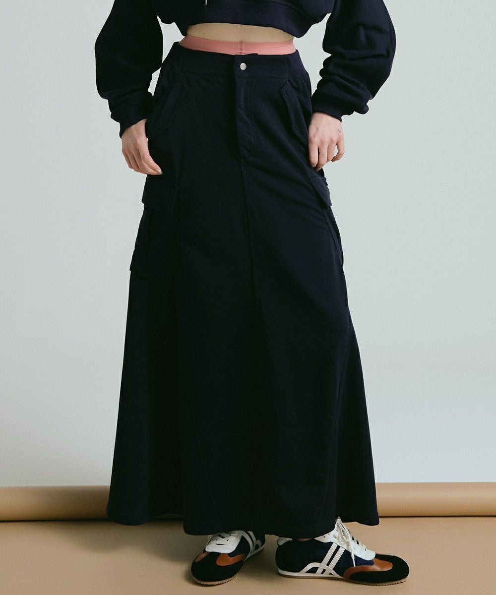 ESSENTIAL / 裏毛ドットチュールワンピース(SALE) DRESS Night STORE