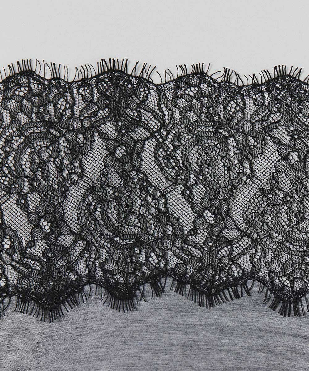 Sov. / レースダンボールニットプルオーバー TOPS Night STORE