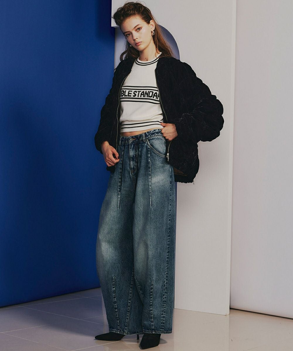 DSC / インディゴワイドデニムパンツ(SALE) DOUBLE STANDARD CLOTHING