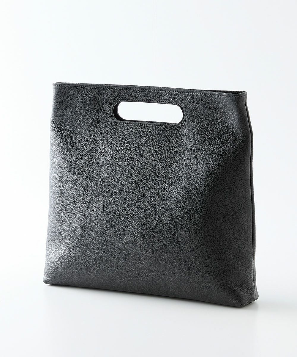 polpetta 黒 レザー ショルダーバッグ POLPETTA シュリンクレザー2WAYコンパクトバッグ polpetta Night STORE