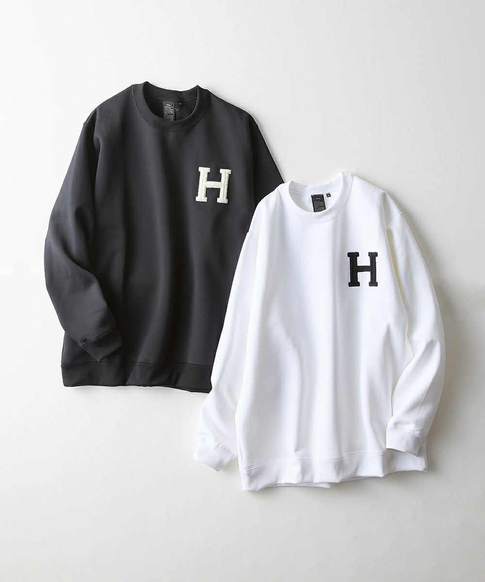 D/him H刺繍裏起毛トレーナー TOPS Night STORE | ダブルスタンダード D/him H刺繍裏起毛トレーナー TOPS Night STORE | ダブルスタンダード