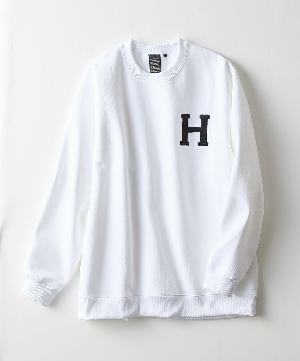 D/him H刺繍裏起毛トレーナー TOPS Night STORE | ダブルスタンダード