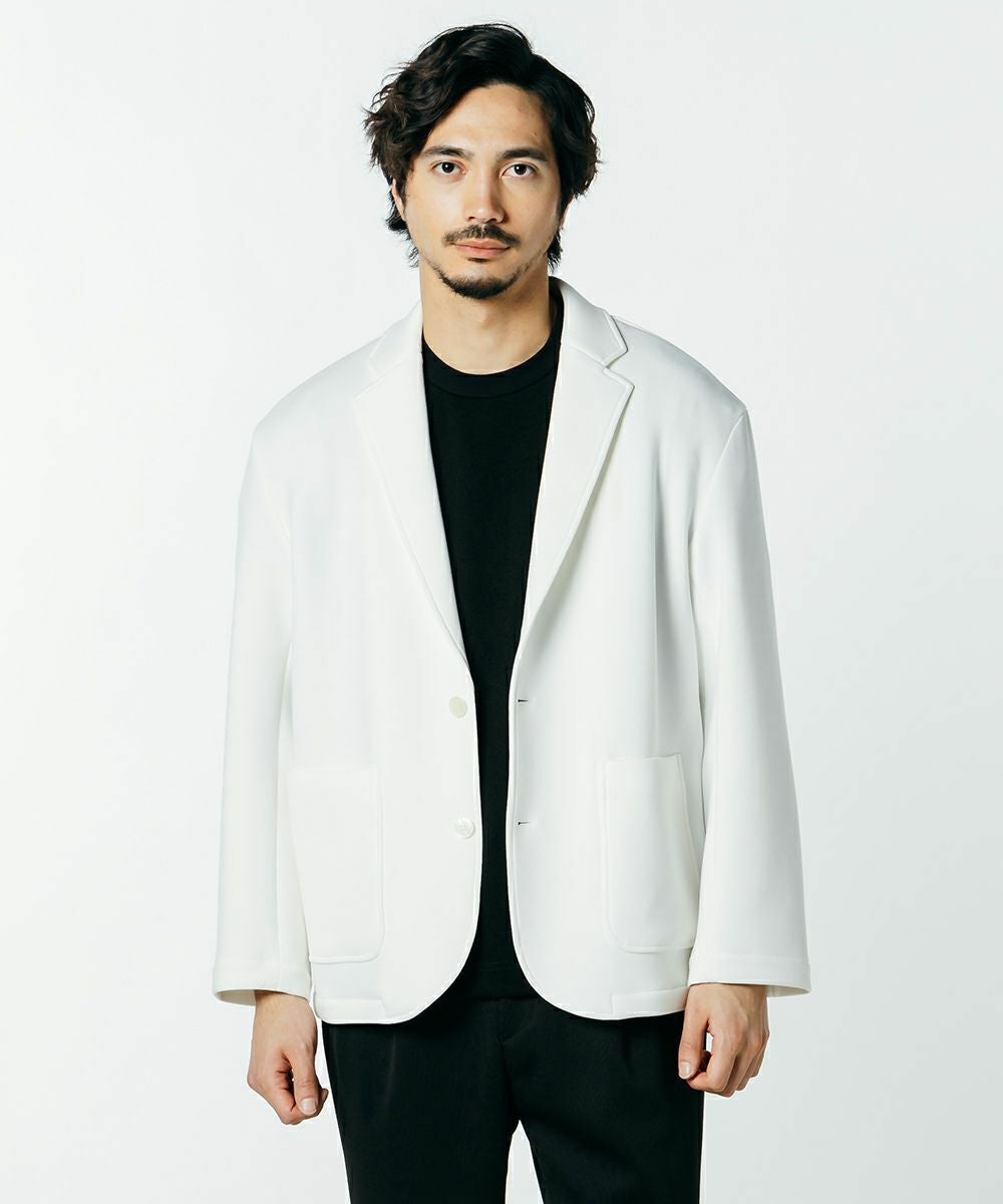 d/him ホワイトジャンパー D/him ダンボールニットジャケット JACKETS Night STORE | ダブル
