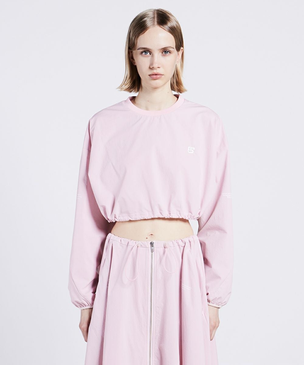 ESSENTIAL / ドロストショート丈プルオーバー TOPS Night STORE