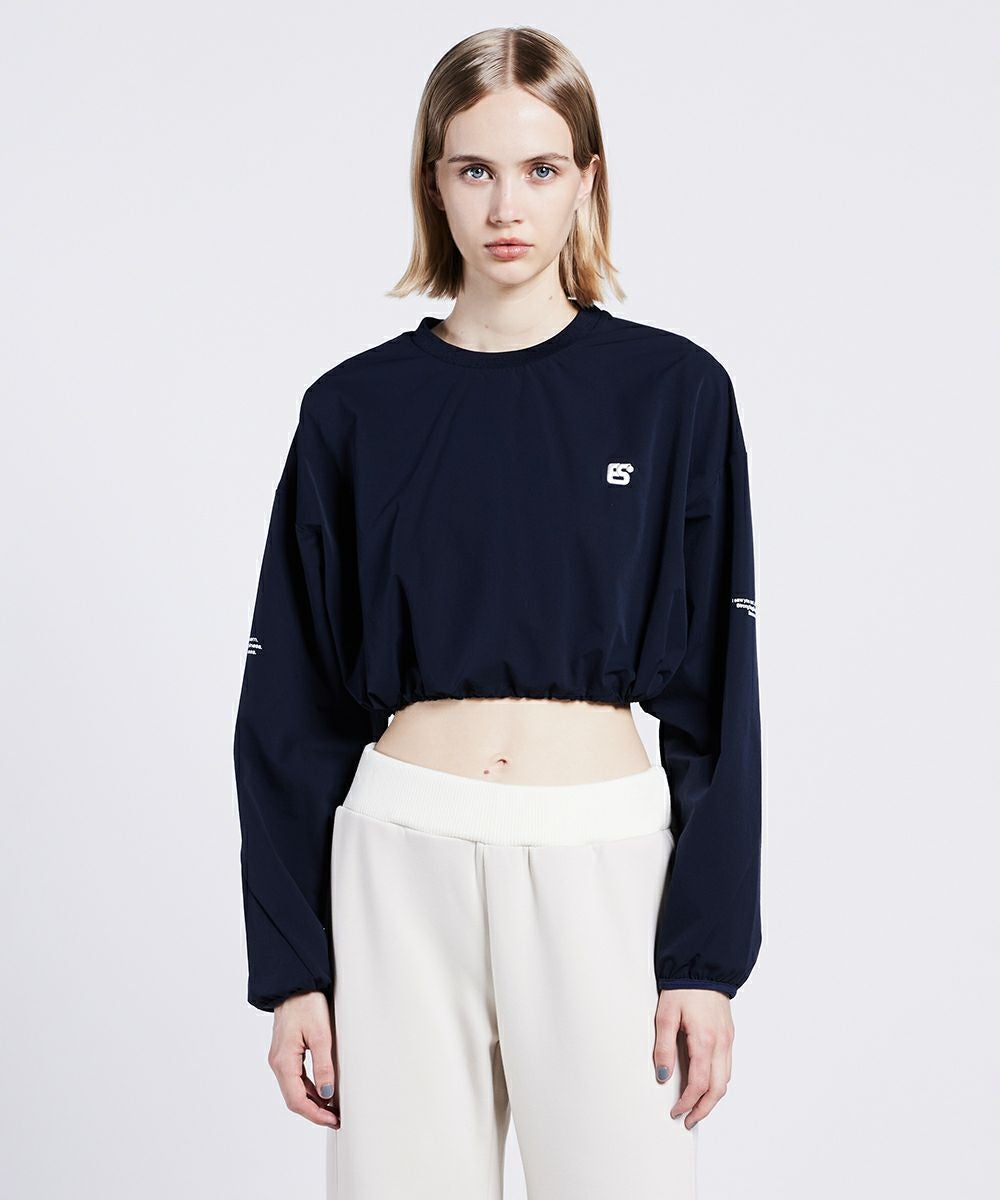 ESSENTIAL / ドロストショート丈プルオーバー TOPS Night STORE