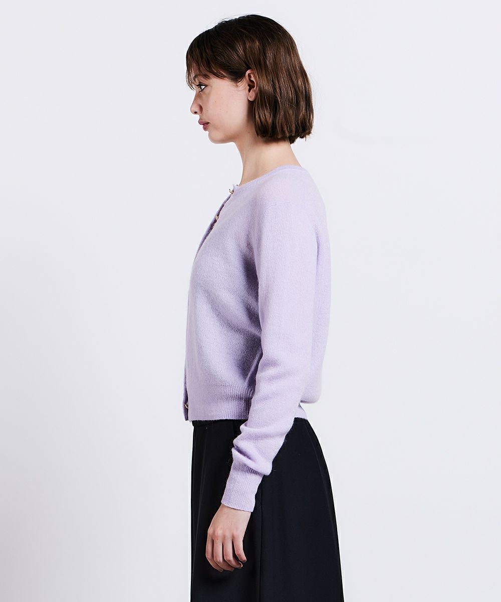 Sov. / モヘアクルーネックニットカーディガン(SALE) TOPS Night STORE