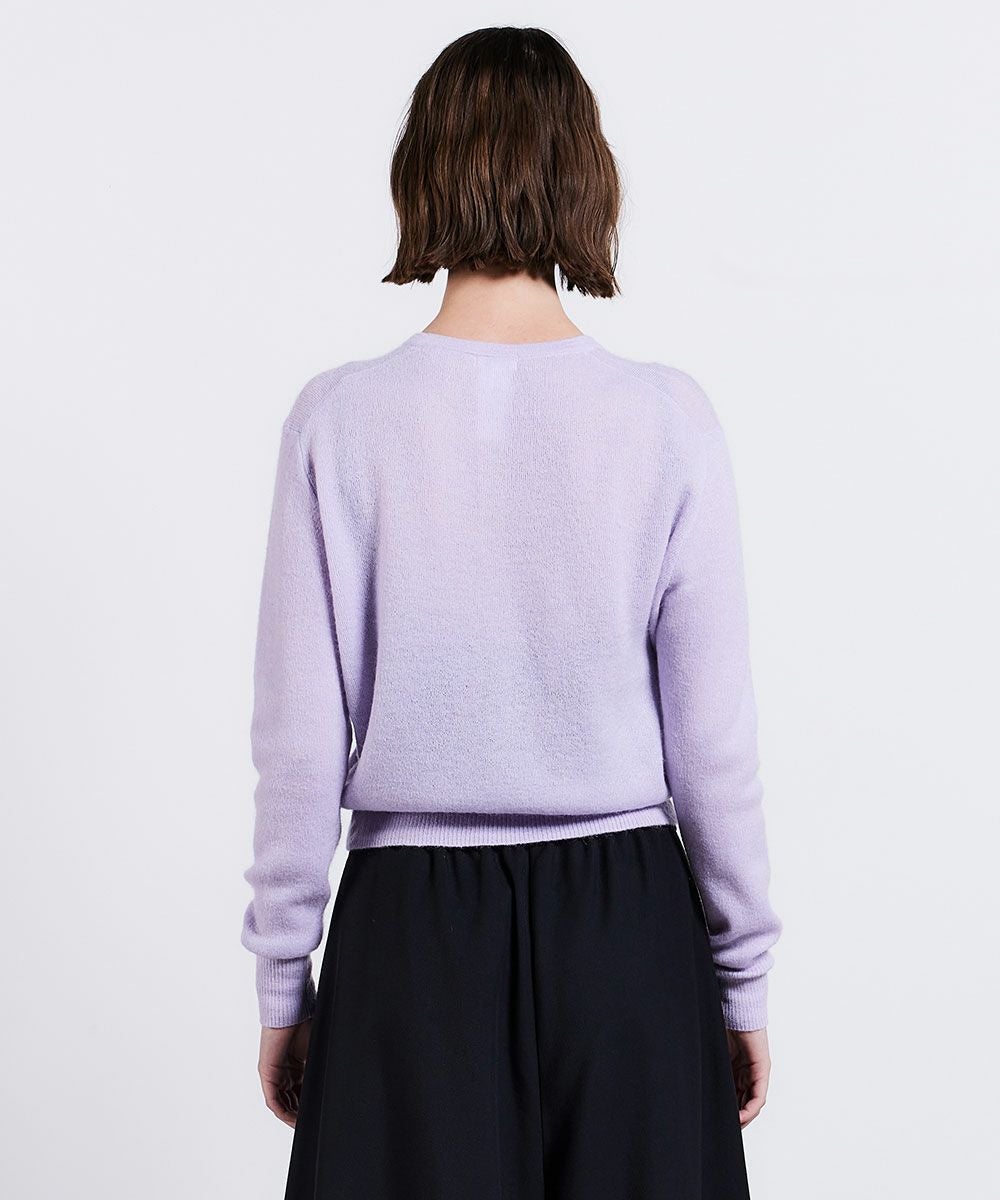 Sov. / モヘアクルーネックニットカーディガン(SALE) TOPS Night STORE
