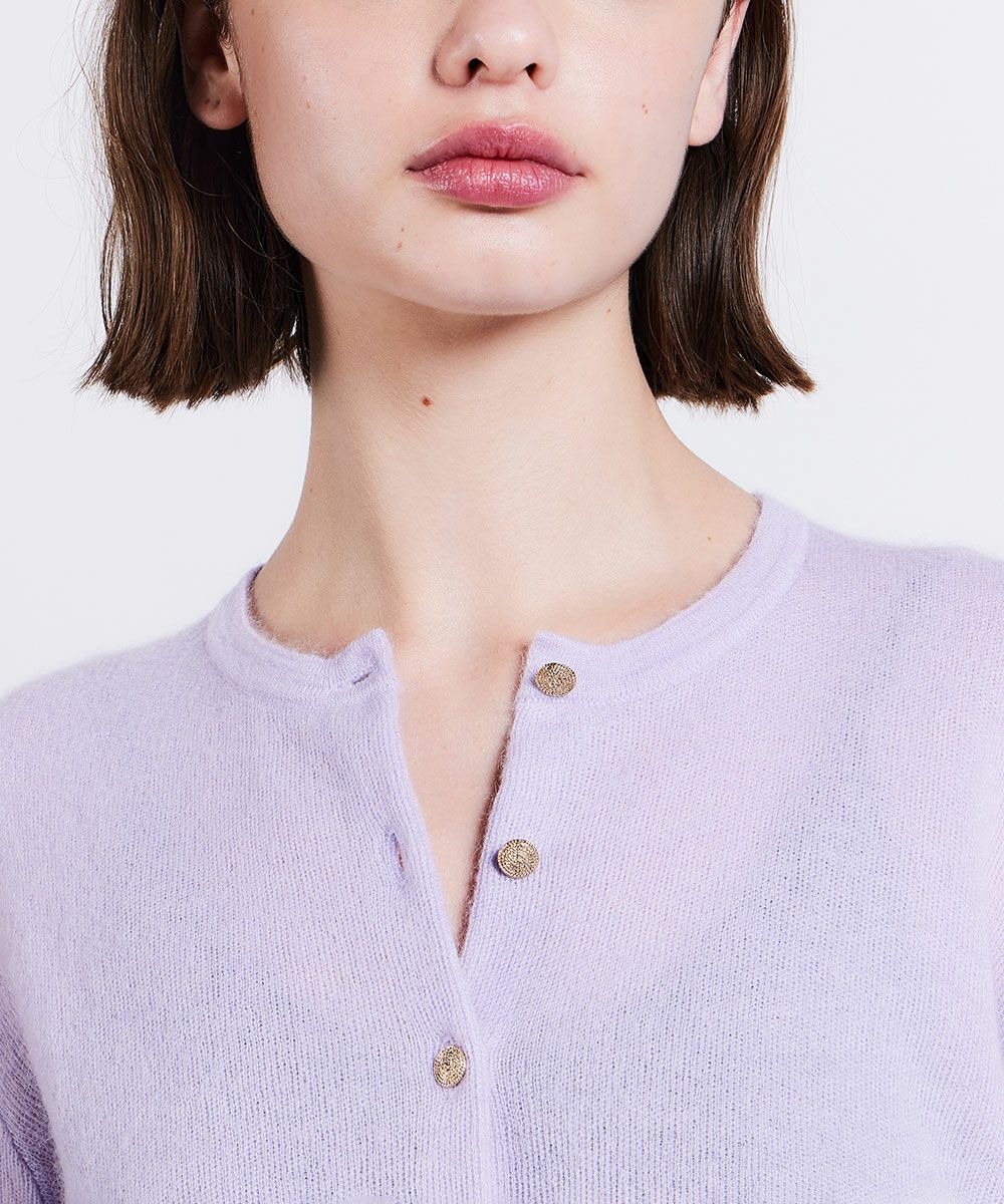 Sov. / モヘアクルーネックニットカーディガン(SALE) TOPS Night STORE
