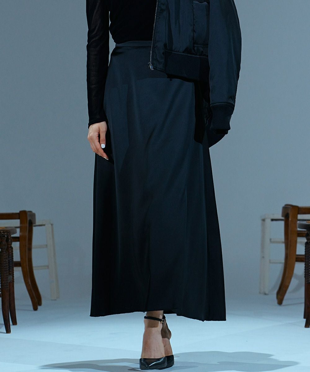 Sov. / サテンマキシスカート(SALE) BOTTOMS Night STORE | ダブル