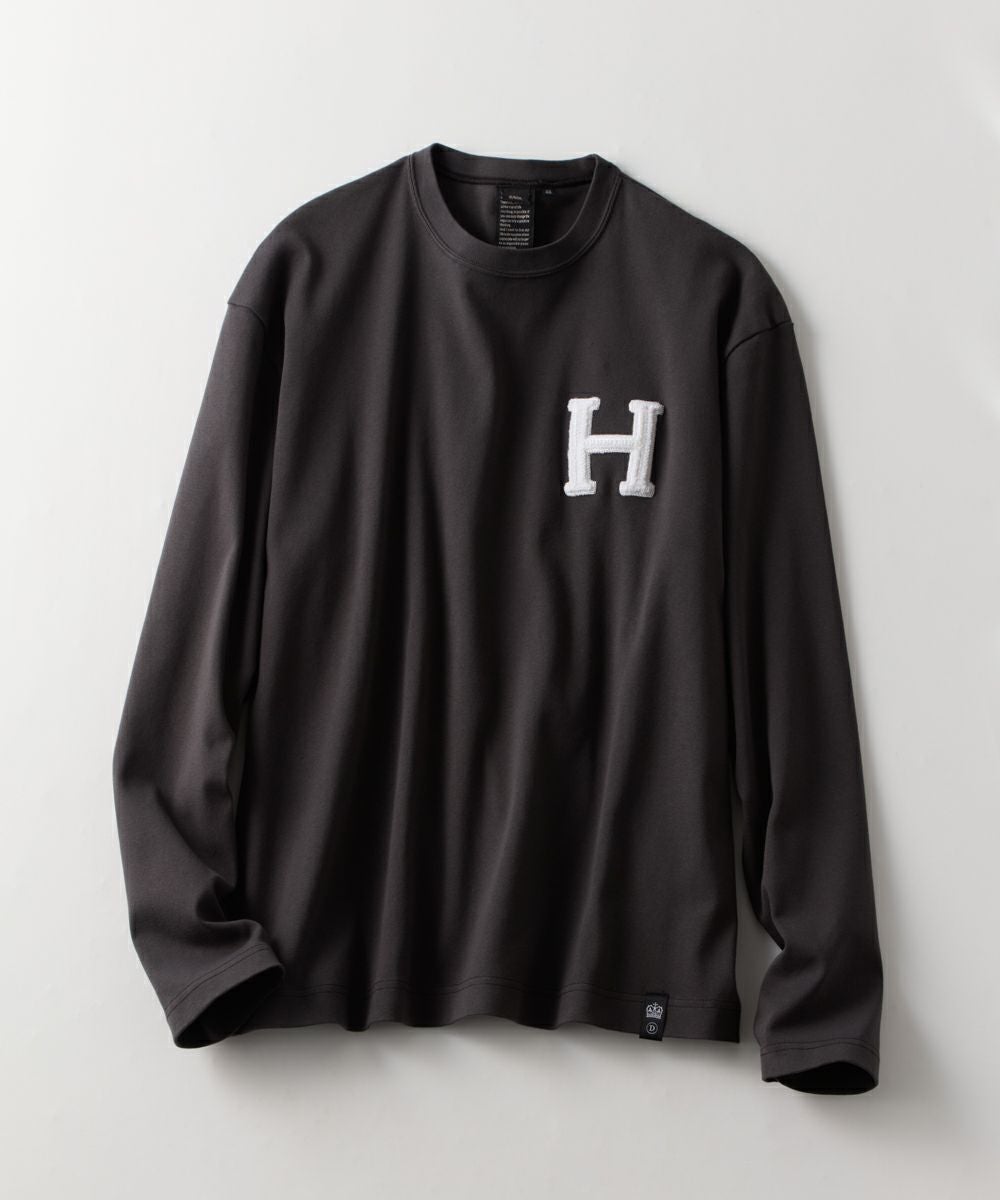 D/him H刺繍フライスロンT（WEB限定） TOPS Night STORE | ダブル