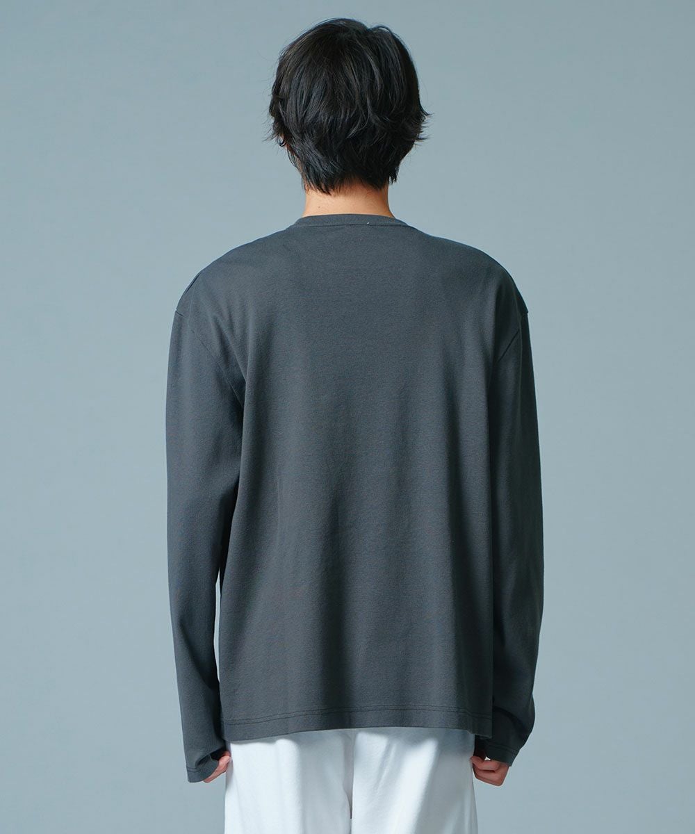 D/him H刺繍フライスロンT（WEB限定） TOPS Night STORE | ダブル