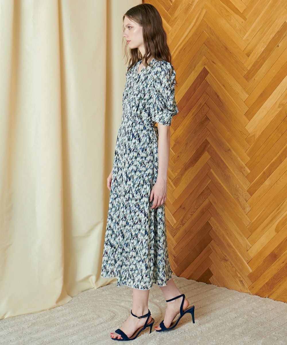 CORCOVADO / Polyester Jersey パフスリーブドレス(SALE) DRESS Night