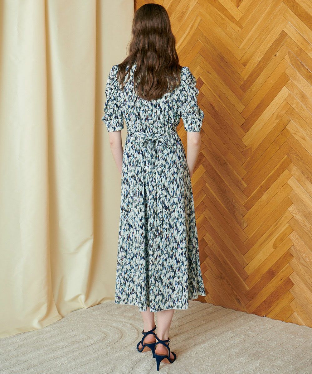 CORCOVADO / Polyester Jersey パフスリーブドレス(SALE) DRESS Night