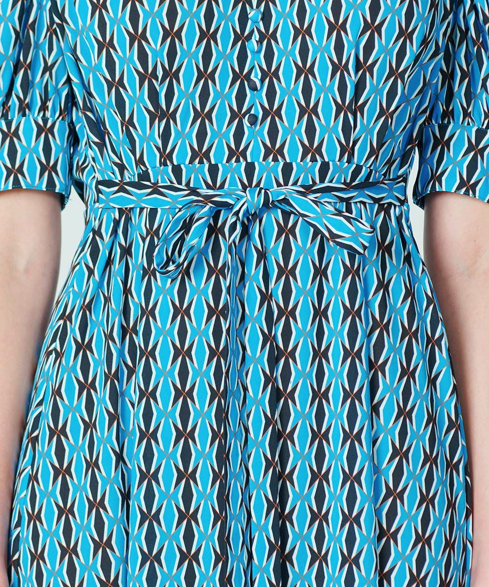 CORCOVADO / Polyester Jersey パフスリーブドレス(SALE) DRESS Night