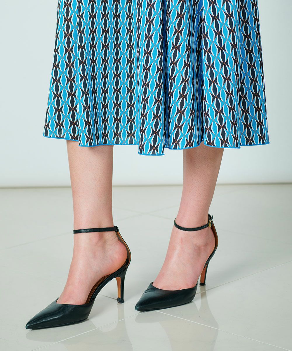 CORCOVADO / Polyester Jersey パフスリーブドレス(SALE) DRESS Night