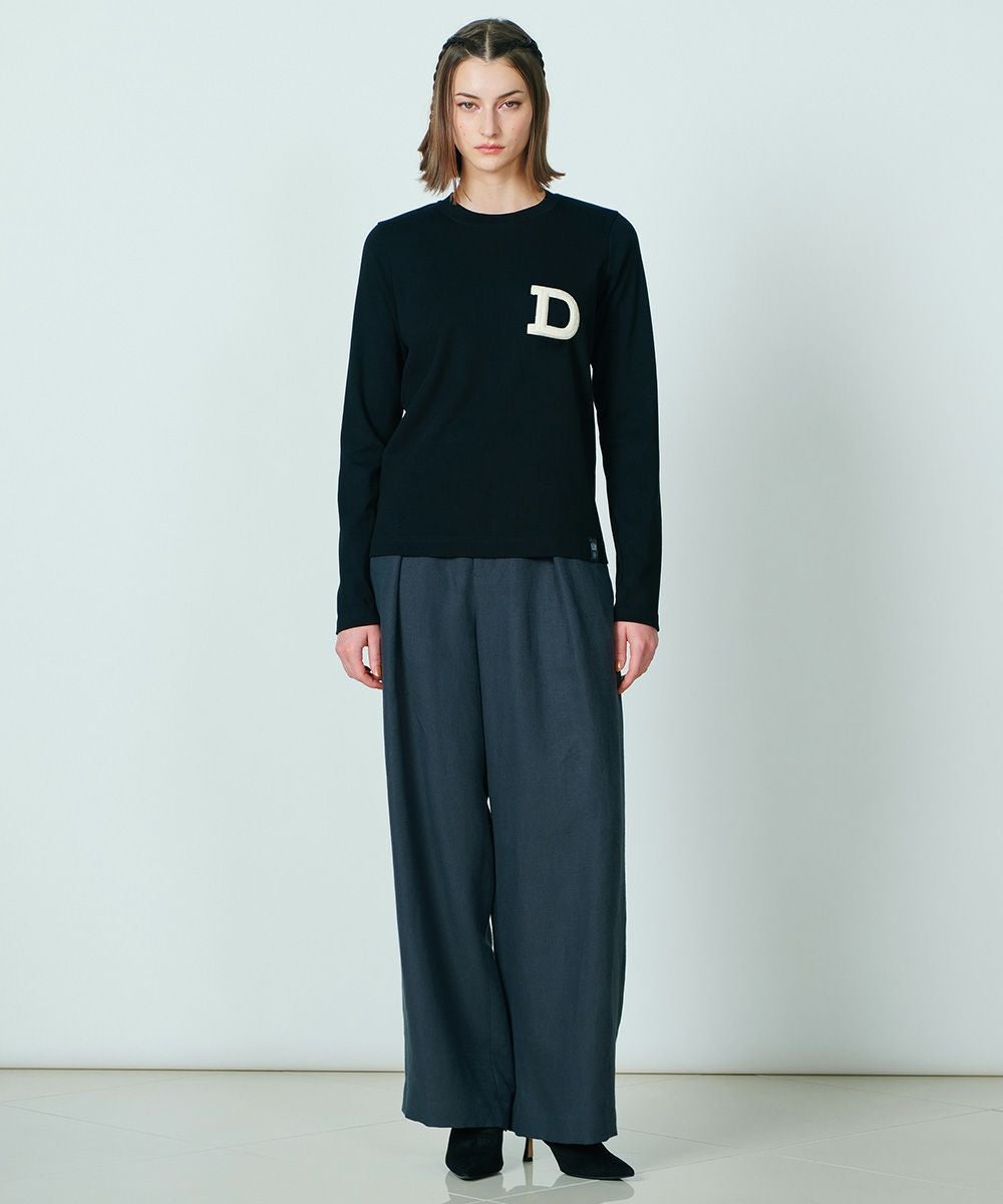 DSC / Dロゴ刺繍ロングスリーブTシャツ（WEB限定） TOPS Night STORE