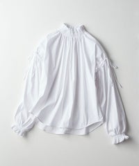 DSC / フリルネックリボンデザインブラウス（WEB限定） TOPS Night 
