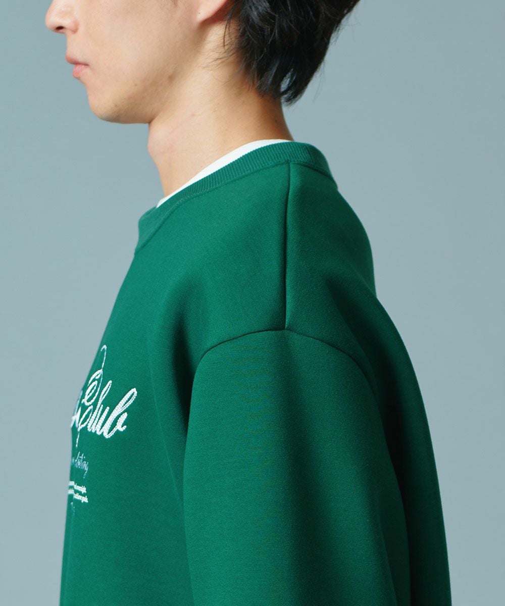 D/him ESSENTIAL 刺繍ダンボールニットプルオーバー(SALE) TOPS Night