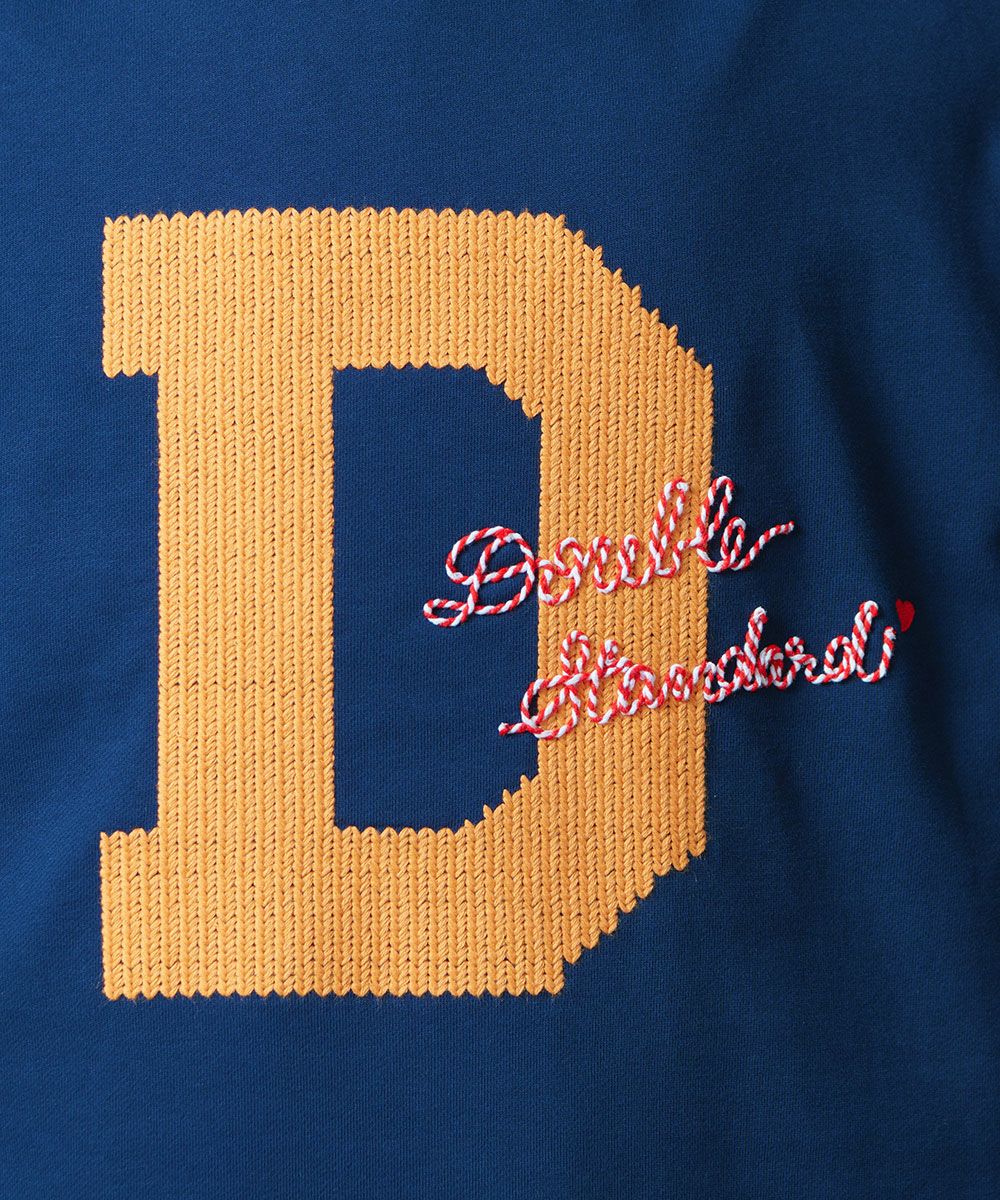 ディーヒム ダブルスタンダードクロージング ロゴ刺繍D/him. D/him Dロゴ刺繍コットン裏毛プルオーバー TOPS Night STORE | ダブル