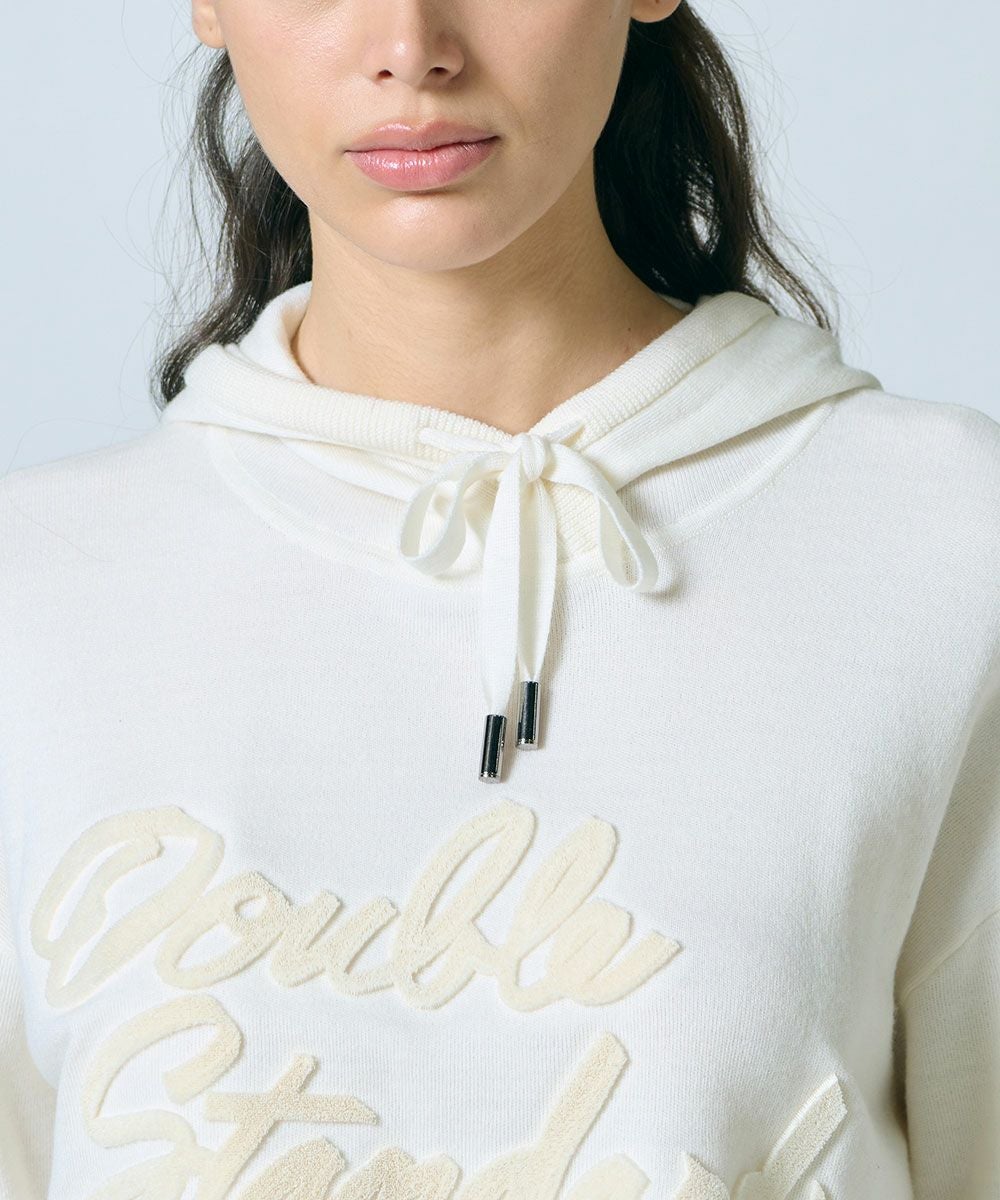 DSC / ロゴウールフーディ(SALE) TOPS Night STORE | ダブル