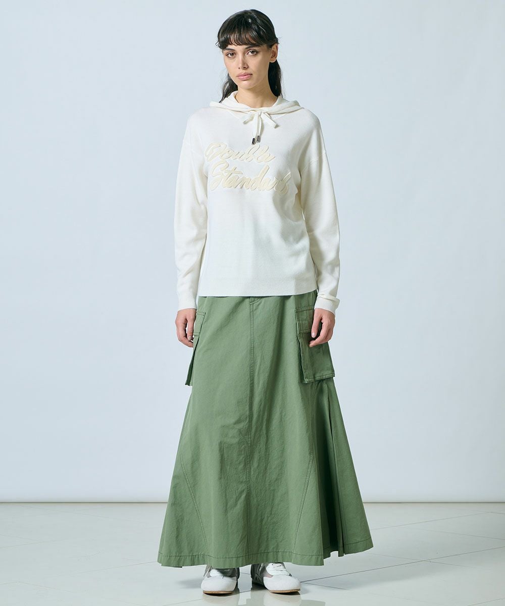 DSC / ロゴウールフーディ(SALE) TOPS Night STORE | ダブル