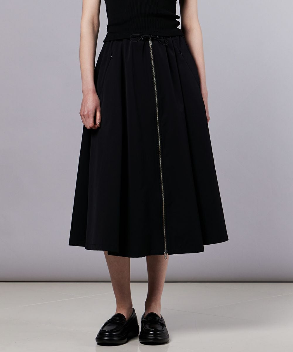 新品 DOUBLE STANDARD CLOTHING ドロストフレアスカート黒 DSC / ドロストフレアスカート(OUTLET) DOUBLE STANDARD CLOTHING
