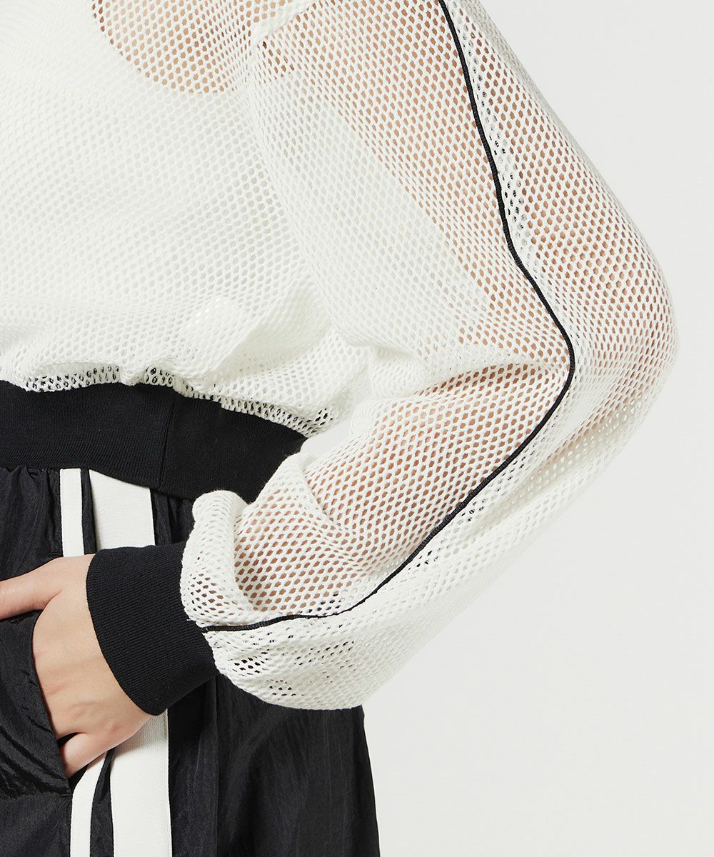 DOUBLE STANDARD CLOTHING - 新品　ダブルスタンダードクロージング メッシュスキッパープルオーバー　オフ ESSENTIAL / メッシュスキッパープルオーバー(SALE) TOPS Night STORE